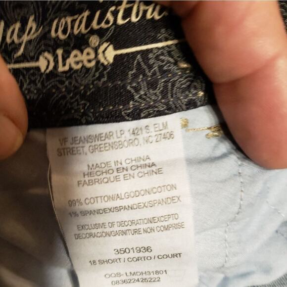 LEE 18 short no gap waistband jeans in excellent condition - Picture 6 of 9